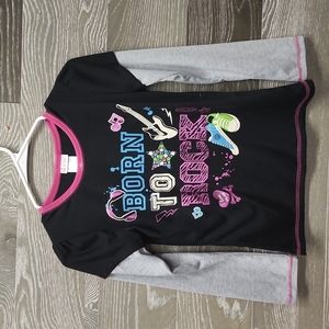 St Eve born to rock size large I love music tee